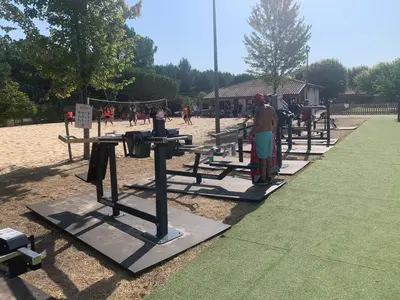 Salle ou équipements de sports de l'établissement Le mobilhome de Evelyne et Serge