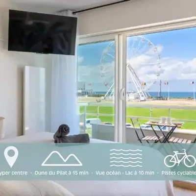 --Aux portes de l'océan-- Première ligne vue imprenable Biscarrosse-Plage