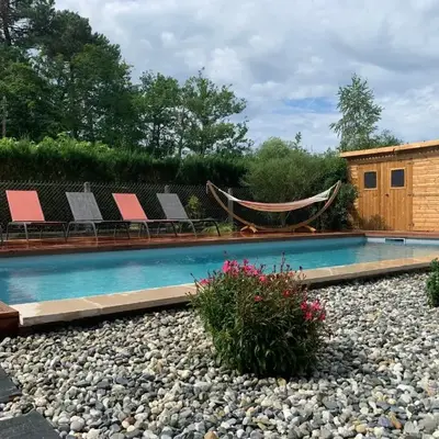 Villa Le Faré 10 min des plages - Climatisée - 8 Pers - Piscine Chauffée du 1er mai au 30 sept -