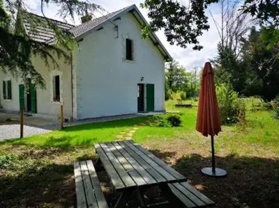 Jardin de l'établissement Appartement 4/6 pers, jardin, 6 km de la plage