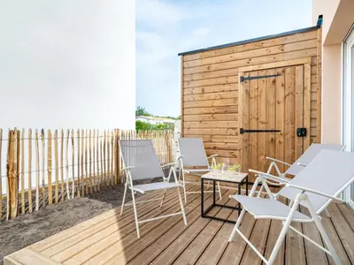 Balcon ou terrasse dans l'établissement Apartment SC H01 by Interhome