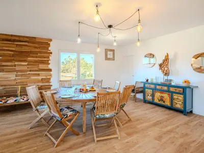 Coin salon dans l'établissement Holiday Home Douchamïa by Interhome