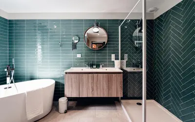 Salle de bains dans l'établissement La Maison des Pins contis