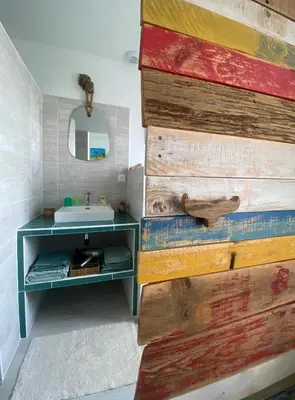 Un ou plusieurs lits superposés dans un hébergement de l'établissement La chambre de Séraphine