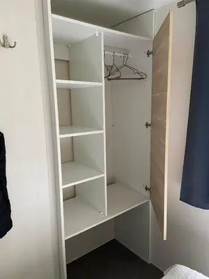 Un ou plusieurs lits superposés dans un hébergement de l'établissement MOBIL HOME Climatisé G058