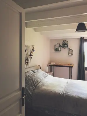 Un ou plusieurs lits dans un hébergement de l'établissement La bergerie des Landes