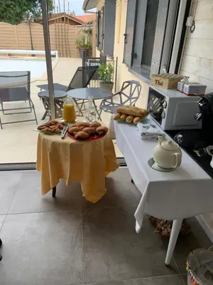 Nourriture dans la maison d'hôtes ou à proximité