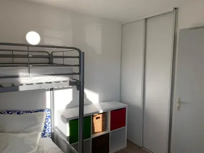 Un ou plusieurs lits dans un hébergement de l'établissement Le Green-Center, 2 pièces en Hyper Centre