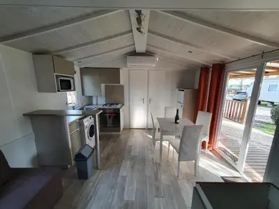 Cuisine ou kitchenette dans l'établissement Smala