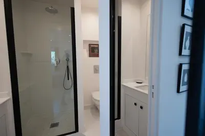 Salle de bains dans l'établissement La Métairie - Guesthouse