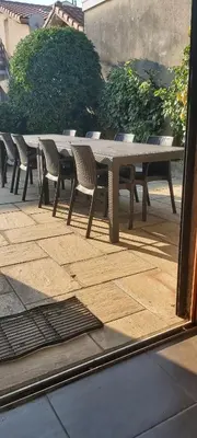 Balcon ou terrasse dans l'établissement Maison classée 50m océan de 2 à 12 personnes