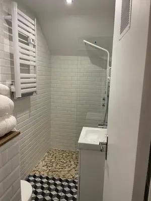 Salle de bains dans l'établissement Appartement hors du commun avec son jacuzzi