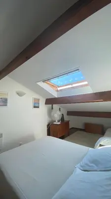 Un ou plusieurs lits dans un hébergement de l'établissement T4 Beau Duplex Port de plaisance de Capbreton 800m de la plage