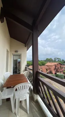 Balcon ou terrasse dans l'établissement T4 Beau Duplex Port de plaisance de Capbreton 800m de la plage