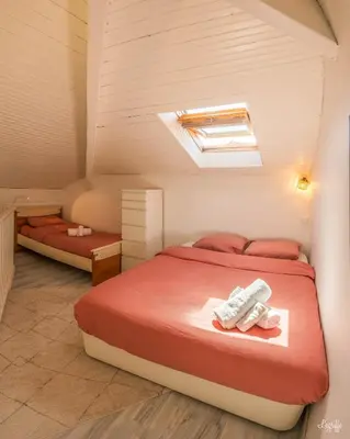 Un ou plusieurs lits dans un hébergement de l'établissement Magnifique appart à 5 min des plages et commerces
