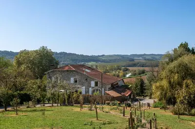 Paysage naturel près de la maison de vacances