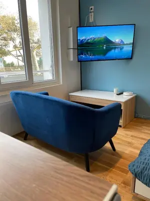Télévision ou salle de divertissement dans l'établissement Le Marin, à 500m du centre ville