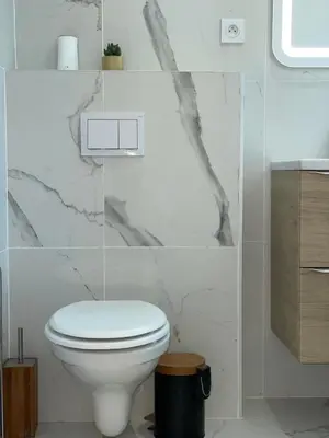 Salle de bains dans l'établissement Le Marin, à 500m du centre ville