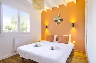 Un ou plusieurs lits dans un hébergement de l'établissement Villa de la Côte - Welkeys