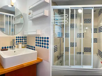Salle de bains dans l'établissement Jolie Maison cœur de Capbreton
