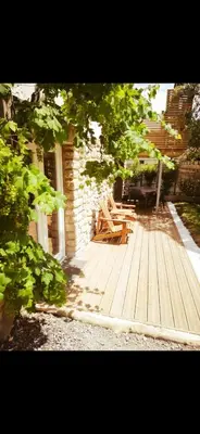 Jardin de l'établissement Beach house idéale pour famille, 400 m de l’océan