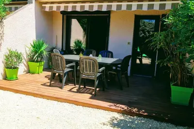 Jardin de l'établissement Le Petit Eden des Dunes