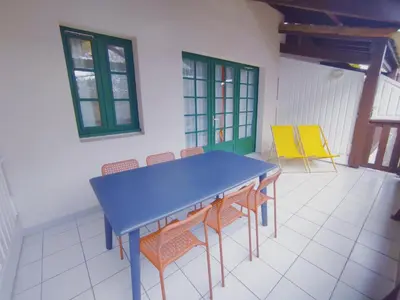 Plan de l'établissement Appartement 5 personnes, 40m2, à Moliets, proche golf, grand balcon, piscine et bassin