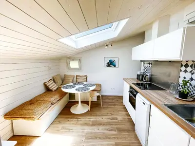 Cuisine ou kitchenette dans l'établissement Appartement La Nord - Villas Lake and Sea
