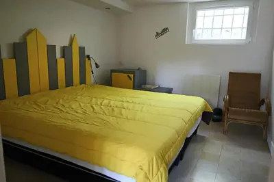 Un ou plusieurs lits dans un hébergement de l'établissement Pyla, secteur Haïtza, charmante maison 4 chambres et jardin privé
