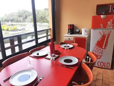 Plan de l'établissement Appartement 4 couchages à Capbreton avec piscine, tennis et plage à pied - FR-1-239-867