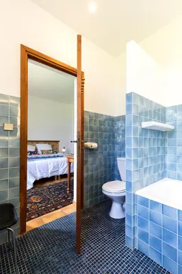 Salle de bains dans l'établissement Villa pleine nature proche plages - 7 chambres