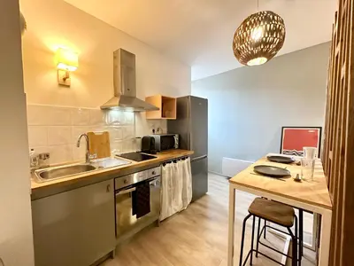 Cuisine ou kitchenette dans l'établissement LE PANCAUT- Chaleureux - Hyper Centre