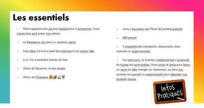Plan de l'établissement Happiness