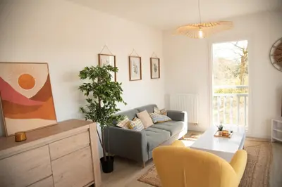 Coin salon dans l'établissement Domaine de Milhà