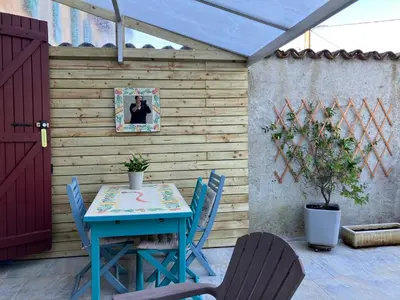 Terrasse ou espace extérieur de l'établissement Le Cazalet