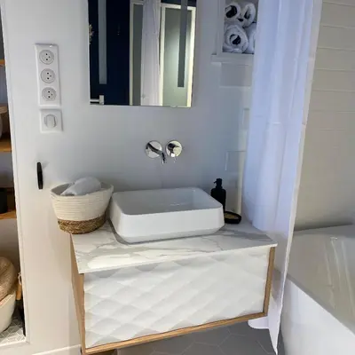 Salle de bains dans l'établissement Malira