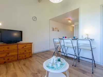 Télévision ou salle de divertissement dans l'établissement Apartment Les Bourdaines by Interhome