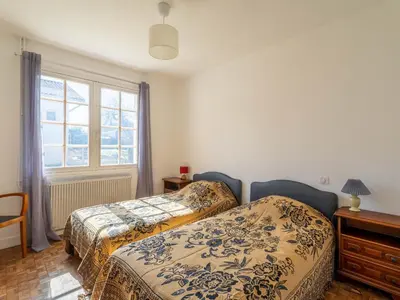 Un ou plusieurs lits dans un hébergement de l'établissement Maison 3* à Mimizan Plage, 6 pers, jardin clos, proche plages et activités - FR-1-50-110
