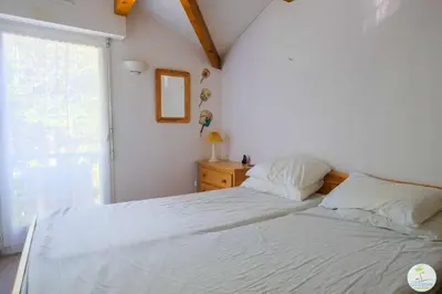 Un ou plusieurs lits dans un hébergement de l'établissement Biscarrosse duplex 4 pers à 200 m du Lac de Navarrosse