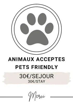 Animal ou animaux domestique(s) séjournant avec des clients dans l'établissement Julia Blue, Villa Hostal Naou Hossegor - sauna - salle de sport - wifi - netflix