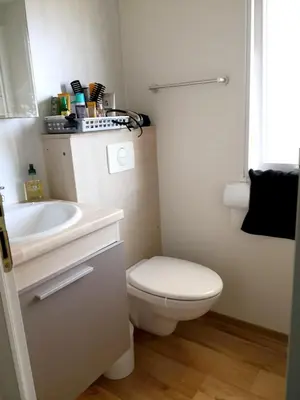 Plan de l'établissement Bungalow chaleureux à Saint-Julien-en-Born avec piscine partagée
