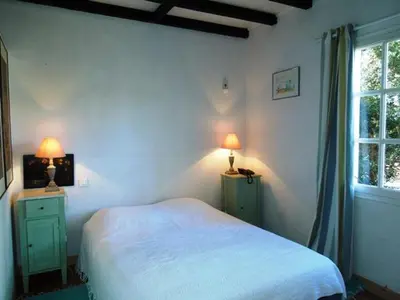 Un ou plusieurs lits dans un hébergement de l'établissement Enea - Hossegor agréable villa proche du lac et de la plage
