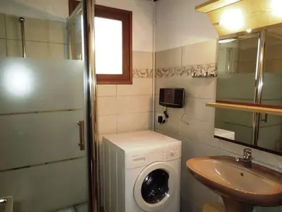 Salle de bains dans l'établissement Pley - Seignosse agréable villa landaise dans secteur calme et résidentiel sur vaste jardin clos