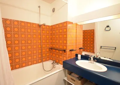 Salle de bains dans l'établissement Voiliers - Seignosse agréable appartement tout proche de la plage et des commerces