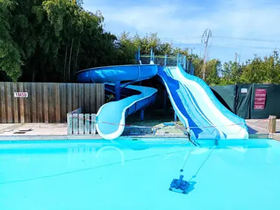 Piscine de l'établissement Mobil home 4 couchages ou située à proximité