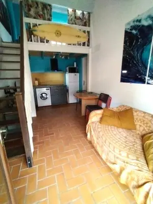Cuisine ou kitchenette dans l'établissement Villa Patio Capbreton