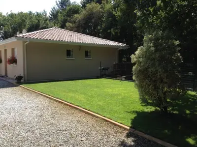 Jardin de l'établissement maison entre lacs et ocean